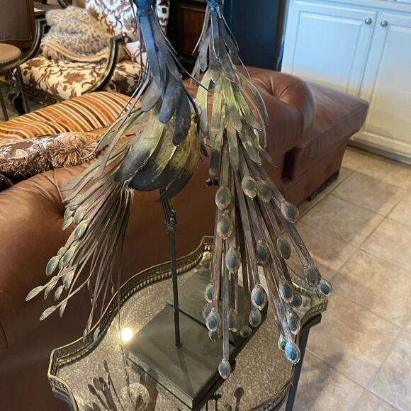 DESIGNER PEACOCK Metal Decor! - Picture 6 of 17
